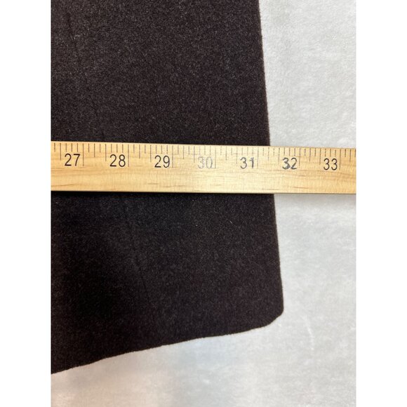 Eileen Fisher Coat Womens 2X Plus Brown Wool Midi Buttons‎ Italian Fabric - Picture 6 of 9